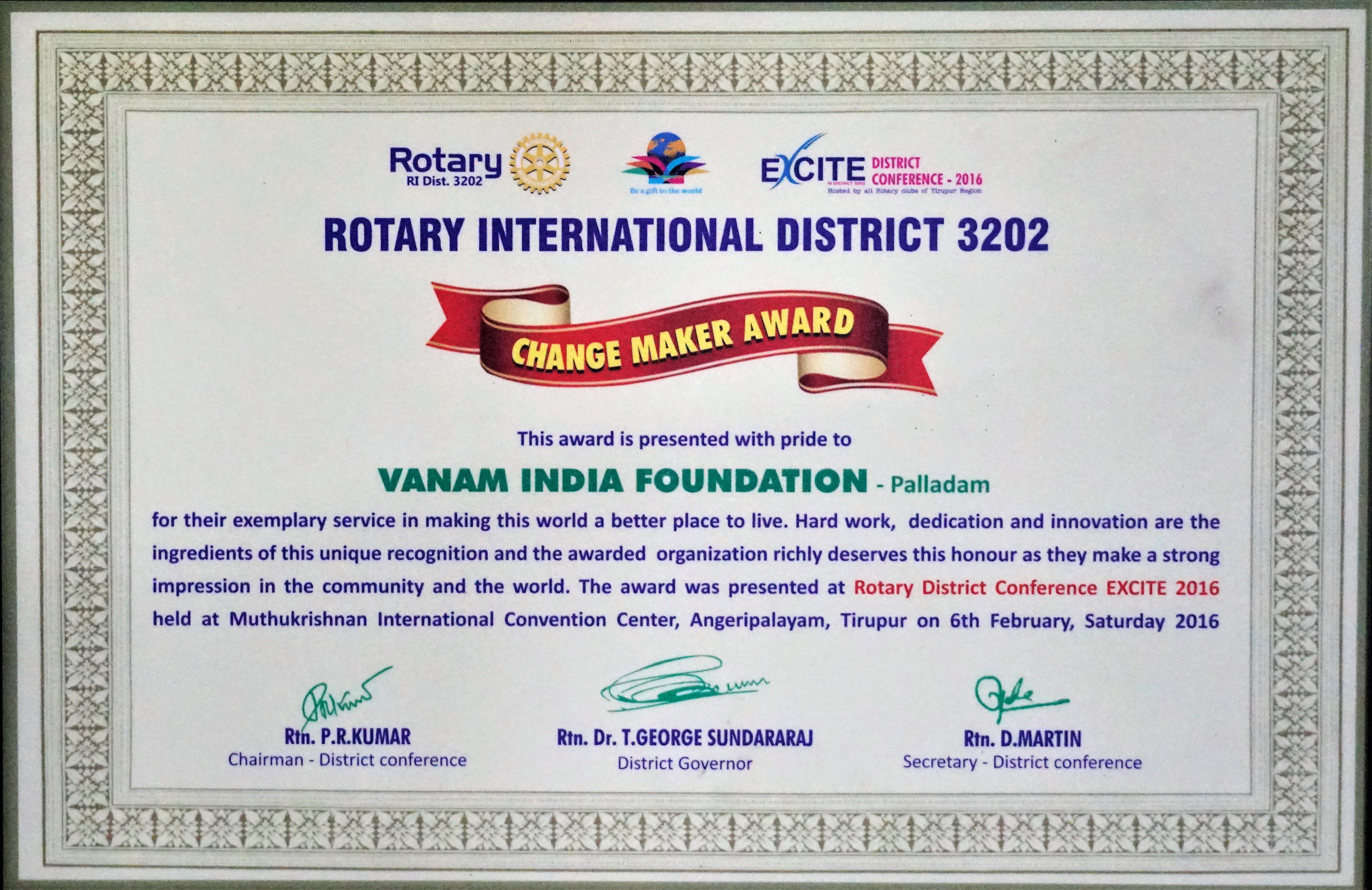 State Green Leadership Felicitation